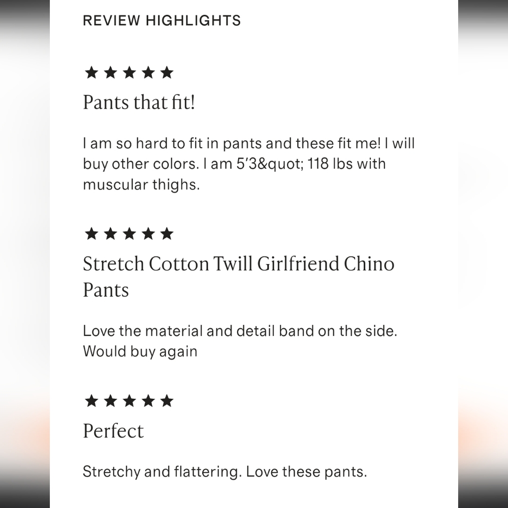 Stretch Cotton Twill Girlfriend Chino Pants - Picture 6 of 9
